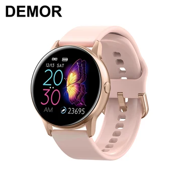 

DEMOR KT38 Women Smart Watch Connected IP68 Waterproof Blood Pressure Oxygen Heart Rate Monitor Smartwatch for iOS Android Phone