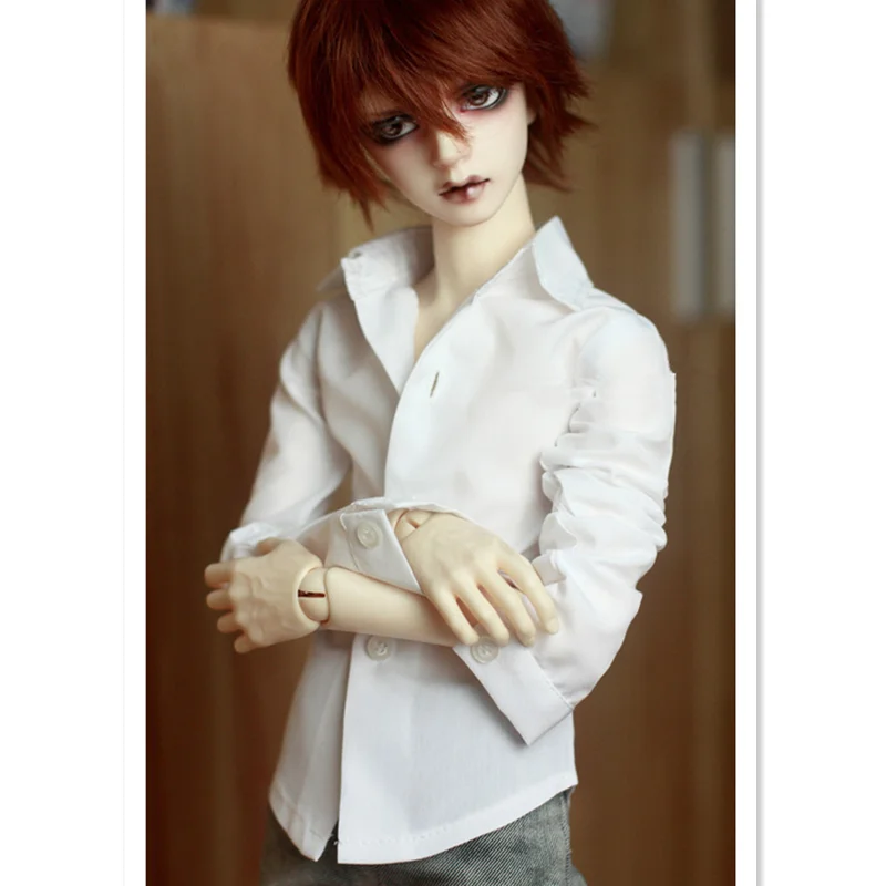 1/3 1/4 BJD SD Кукла Одежда для BJD куклы аксессуары, Модная белая черная футболка Игрушка Одежда для кукол