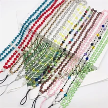 Кристалл Мобильный Ремень для телефона шейный ремень милый для iPhone ID карты брелок Nekband брелок ожерелье держатель порта