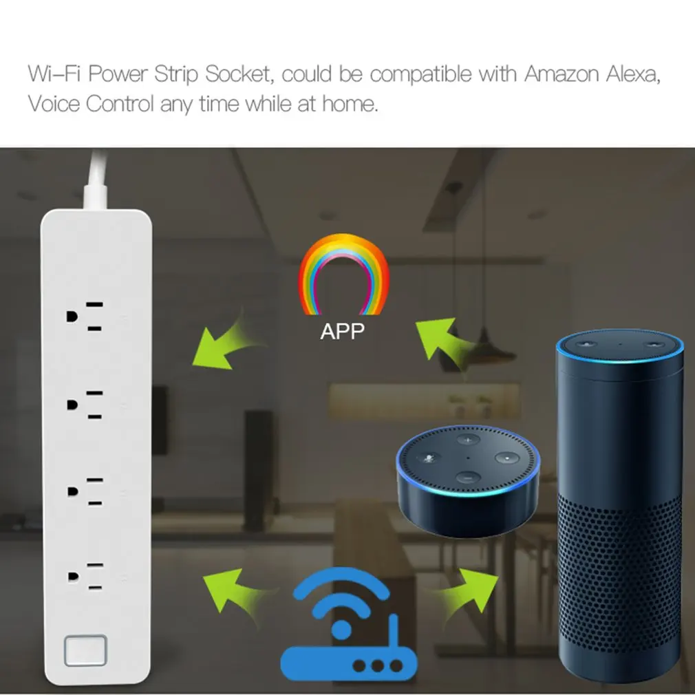 Умная розетка Wifi для мобильного телефона, таймер, розетка, дистанционное управление, умный дом Alexa, голосовая умная розетка