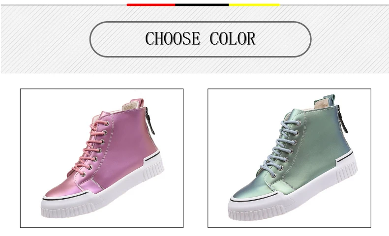 CAGILKZEL 2019 Winter Shoes Woman Boots Warm Fur Plush Sneakers Women Ankle Pink Boots Women Lace-up Ladies Shoes (3)