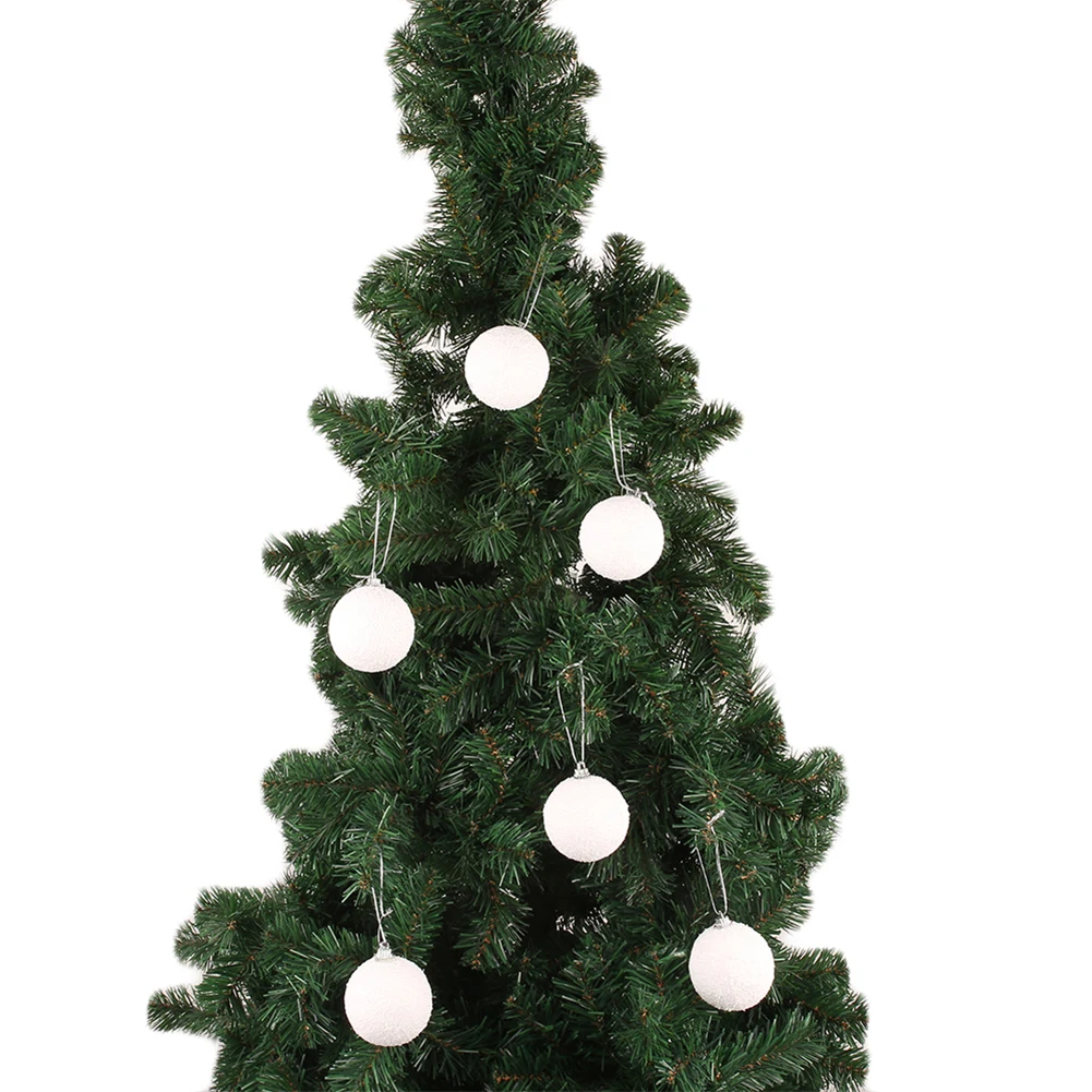 

Christmas Snowball Hanging Foam Balls NEW Romantic White 1 Bag Ornaments Xmas Tree Pendant Gift Festival Tool Home Decoration