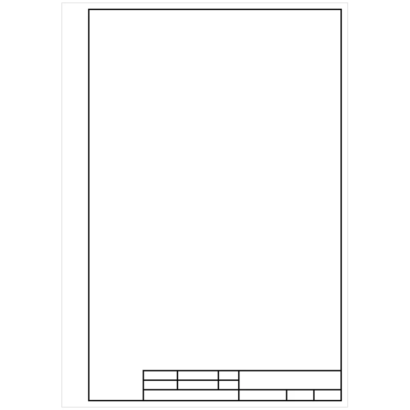 Лист а4 для чертежей