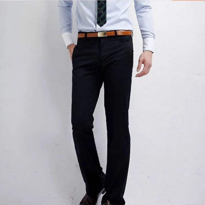 Мужские серые брюки с колокольчиками, новые корейские штаны на весну и лето, мужские тонкие штаны, мужские свободные широкие брюки, размер 29-34 35