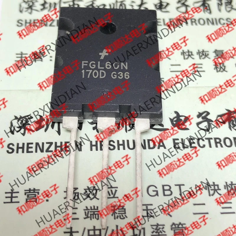 5 шт., новые оригинальные кнопки FGL60N170D-264 1700V 60A