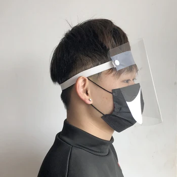 

New Transparent Clear Anti-oil Anti-spitting Splash Protective Visor Full Face Covering Kitchen Cooking Shield Prevent Splash
