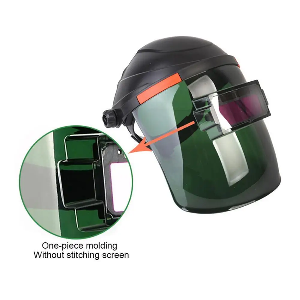 

8 Grade Shading Solar Auto Darkening Welding Grinding Helmet Welder Mask Green