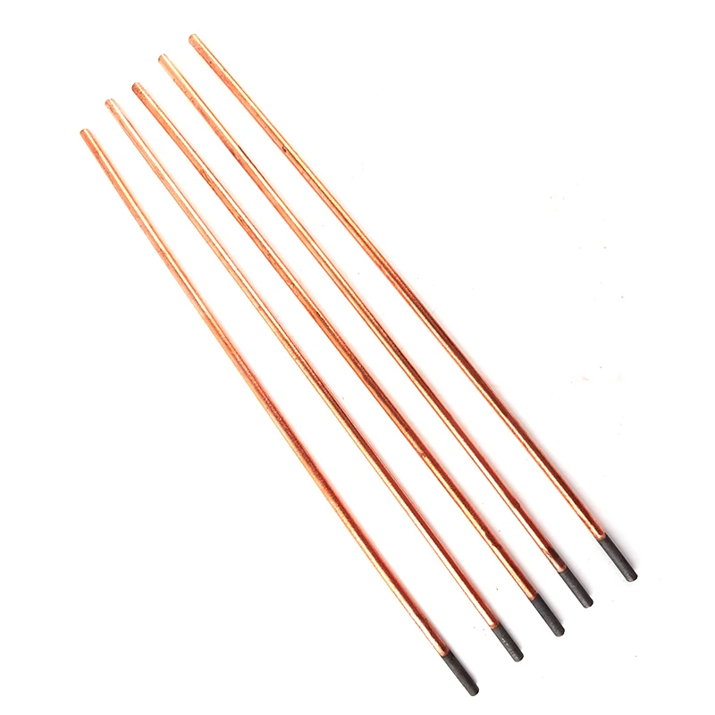 5pcs Round Arc Air Gouging Carbon Rod Bar 4-10mm Welding DC Gas Gouging Gun Electrode Graphite Rods Soldering Supplies home depot welding rods