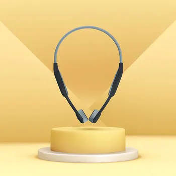 

DG08 Bone Conduction Waterproof Bone Earphones with Mic Waterproof Bluetooth 5.0 Headphones No-in-Ear Magnetic Charging Headset