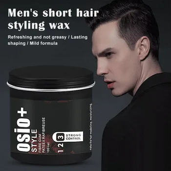 

Hot Men's Strong Hold Matte Styling Hair Clay Finish Molding Cream Long Lasting Stereotype Hair Wax t6