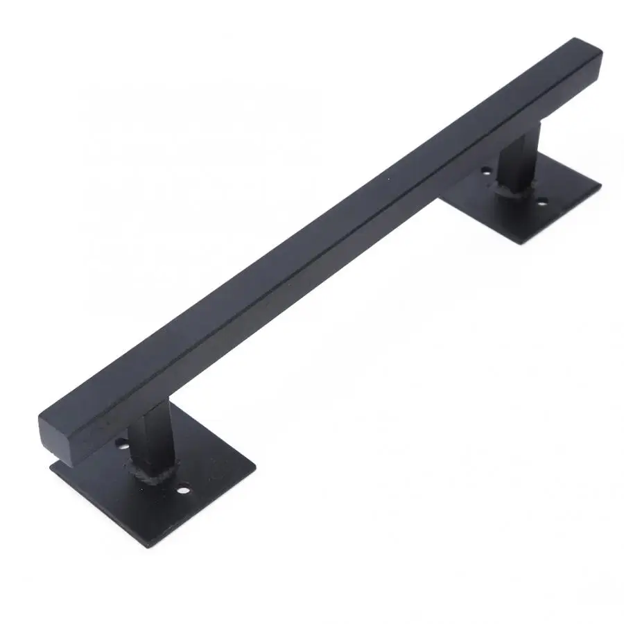 

30x5.5x6cm Carbon Steel Barn Sliding Door Pull Handle Vintage Closet Wardrobe Handle Black