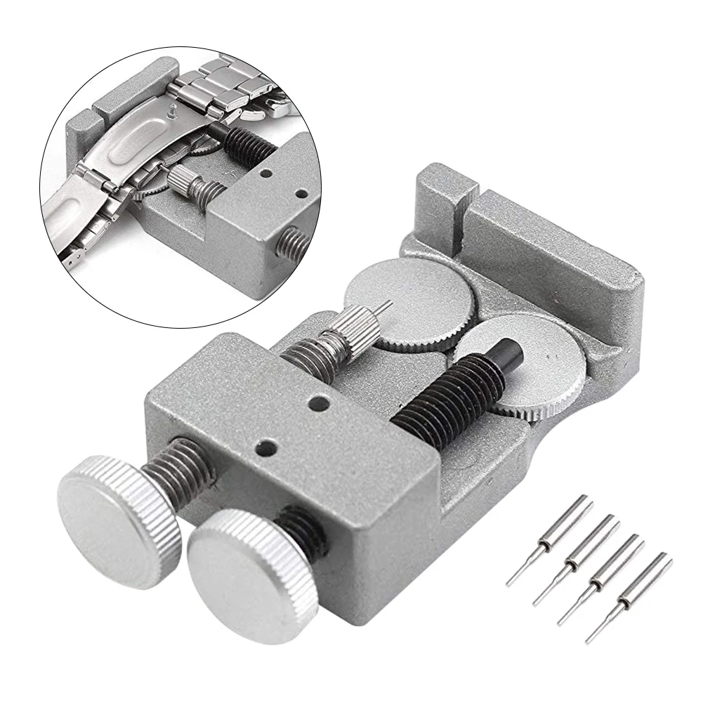 

Repair Link Pin Regulator Durable Tool Adjustable Height Accessories Watch Band Remover Spring Bar Double Clasp Professional
