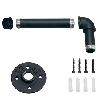 

Simple Vintage Style Wall Mounted Toilet Paper Holder Industrial Design Racks 449C