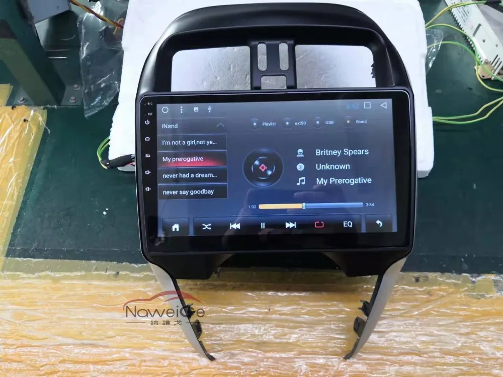 NaweiGe 10,1 дюймов Android сенсорный экран автомобильный dvd для Nissan Sunny- автомобильный аудио стерео gps навигация для Nissan Sunny радио