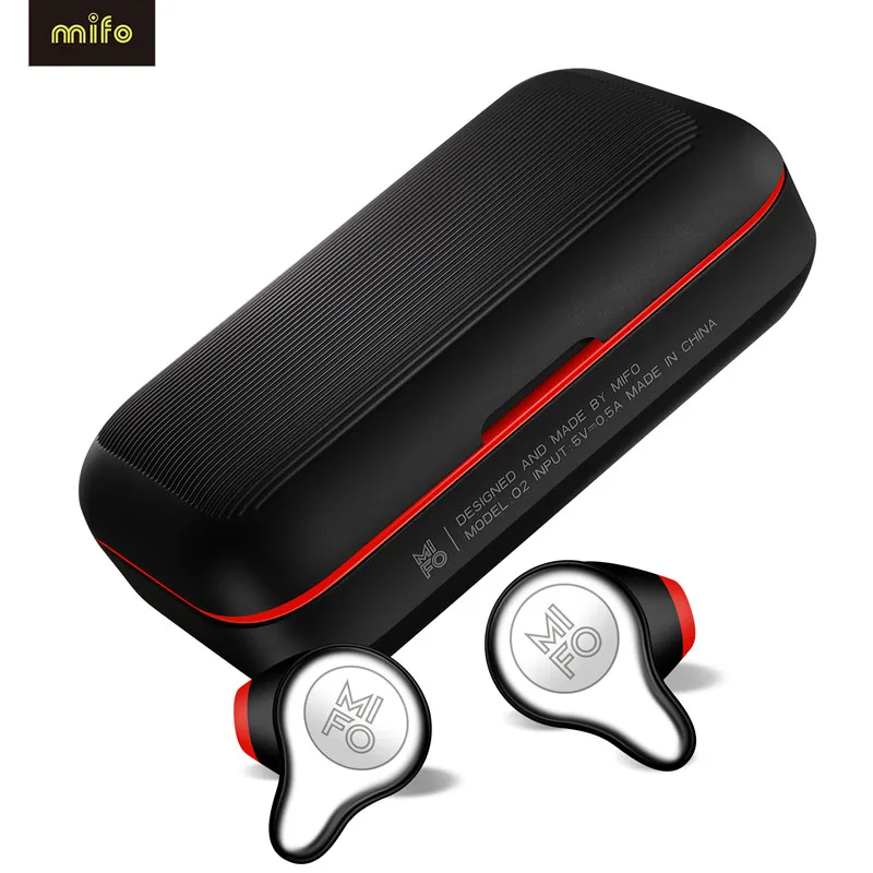 Mifo O2 Bluetooth 5,0 настоящие беспроводные наушники водонепроницаемые Bluetooth наушники стерео звук спортивные наушники с зарядным устройством для O5
