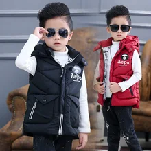 Стеганое хлопковое пальто для мальчиков; детский утепленный хлопковый жилет ручной работы; модная зимняя одежда в Корейском стиле для мальчиков; Новинка года; S