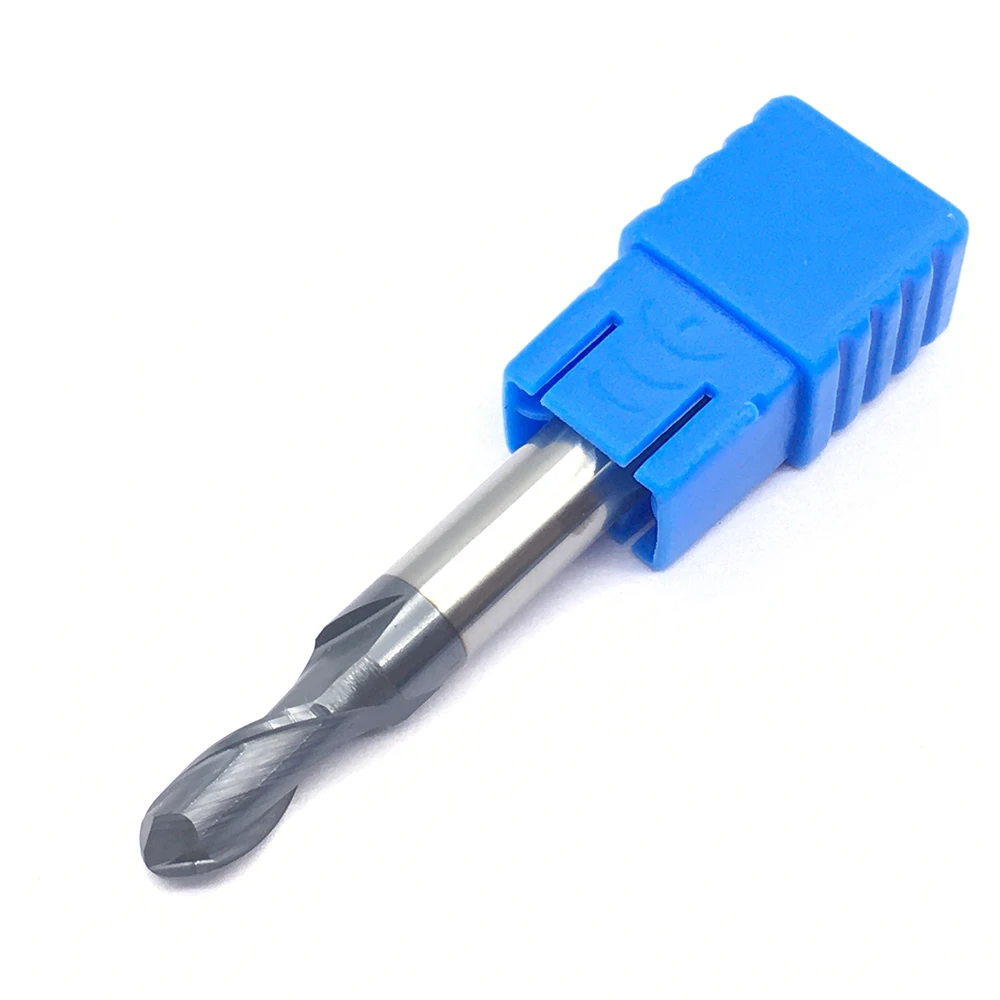 1PC R2.5XD4X50L 2 flute CNC Milling Cutter HRC50 Tungsten Steel Ball Nose End Mill Cutting Tools Solid Carbide Ball Nose