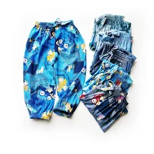 Одежда; обработка; летняя детская одежда; гусеничный Детский комбинезон; противомоскитные штаны; большие размеры; льготная цена