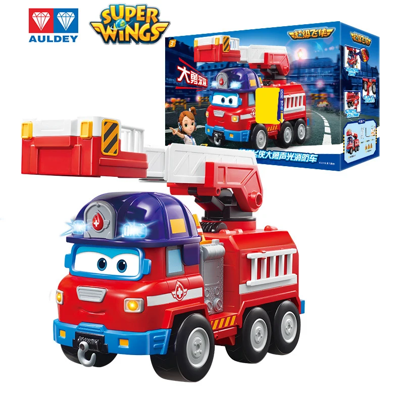 Экшн фигурка AULDEY Super Wings SPARKY Deluxe Набор &quotпожарная машина&quot детская игрушка