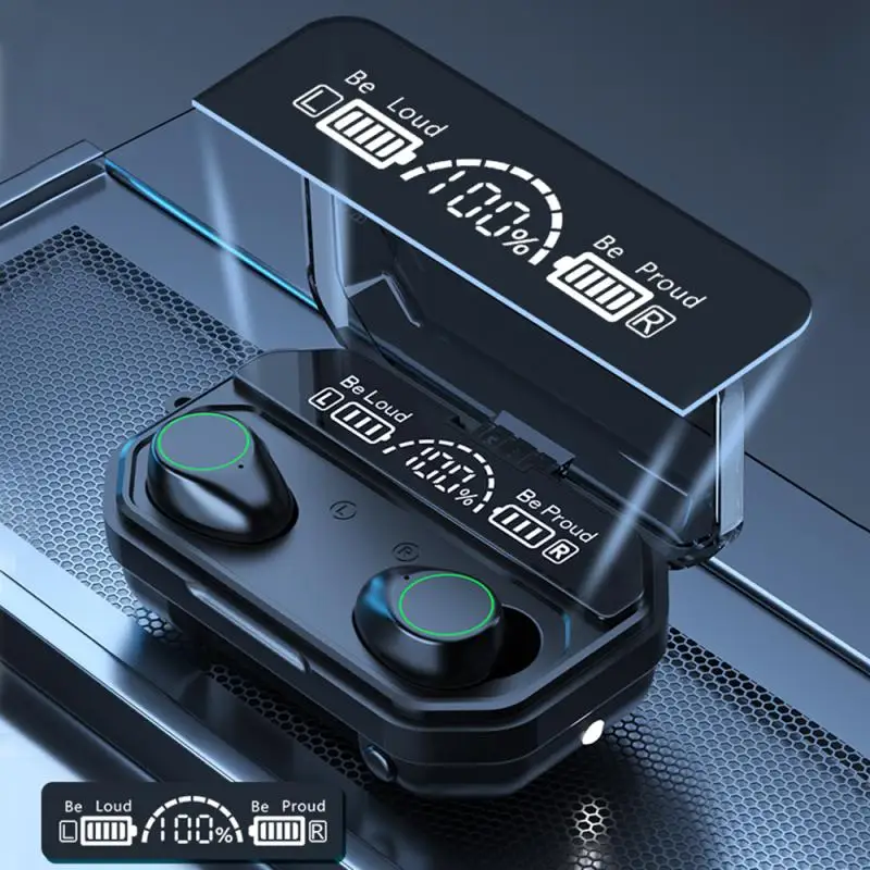 A16 9D Noise Reduction Sports Bluetooth Earphone Bluetooth 5 1 Headphones TWS Wireless In ear Headset For Samsung Xiaomi Huawei