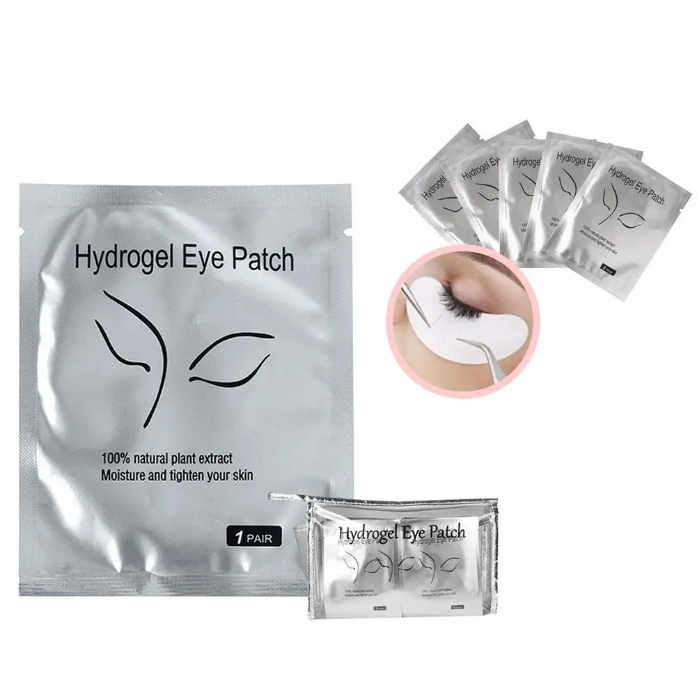 

100 Pairs Under Eye Pads Lint Free Eye Gel Pads for Eyelash Extension Supplies Eye Mask Beauty Tool