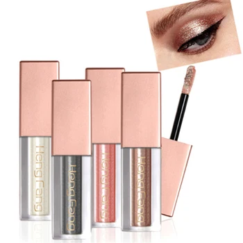 

Heng Fang New Liquid Waterproof Diamond Glitter Eyeshadow Makeup Cosmetics White Copper Colors Shimmer Eye Shadows Beauty