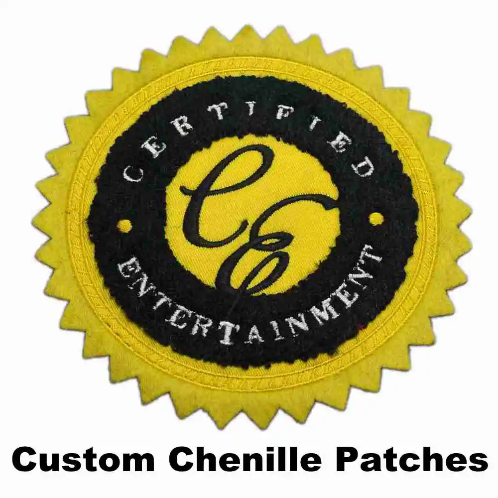 Hot Sales Custom Chenille Patches Embroidery patches For Hoodie stick-on Backing | Аксессуары для одежды