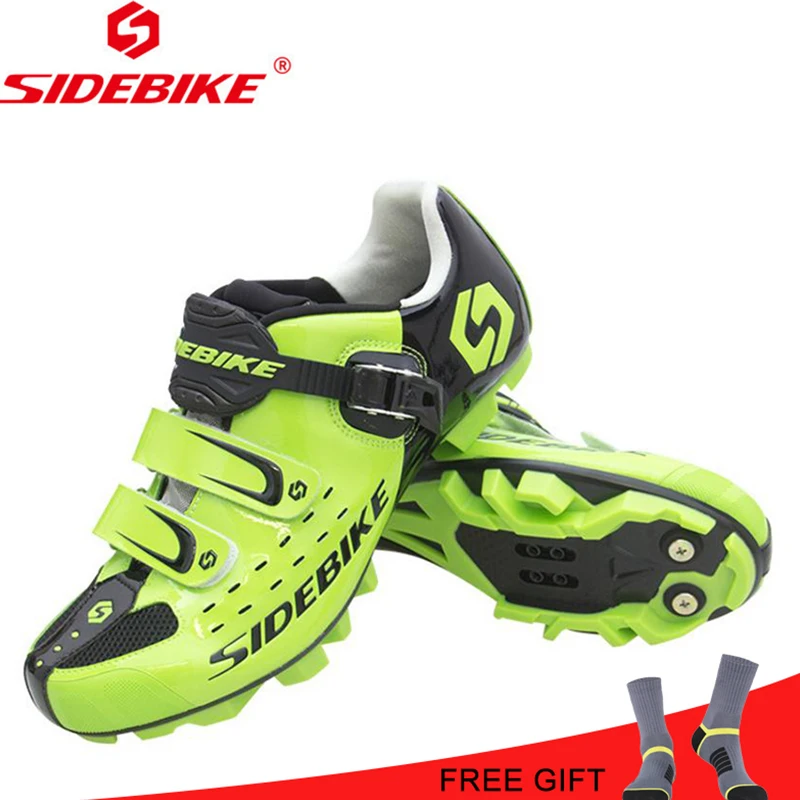 SIDEBIKE Cycling MTB Shoes Men Self-locking Mountain Bike Shoes Professional Breathable Bicycle Racing Sneakers Cycle