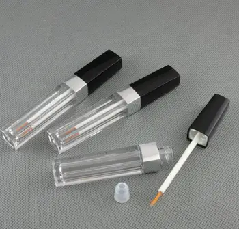 

3.5ml Clear lucency Plastic eyeliner packaging Containers Originales New Style Square Liquid eyeliner Empty Bottles