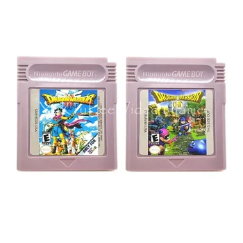 

DragonWarriorSeries 16 Bit Video Game Cartridge Console Card for Nintendo GBC GBA Series Consoles English Language