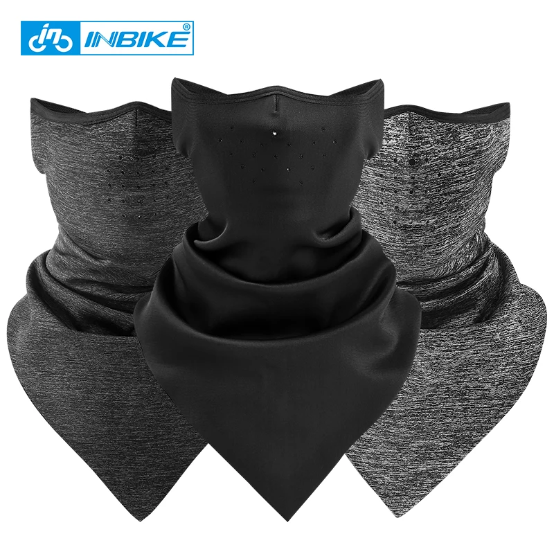 

INBIKE Thermal Scarf in Triangle Shape Winter Windproof Infleeced Neck Face Protector Best Thermal for Winter Sports Face Mask