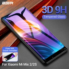 ESR для xiaomi mi Mix 2 2S закаленное стекло 3D 9H анти Blu-Ray полное покрытие экрана телефона защитное стекло xiaomi mi x2s mi x 2 s