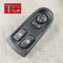 Janela de energia elétrica interruptor controle mestre levantador botão frente esquerda 5801304491 5802063091 para iveco