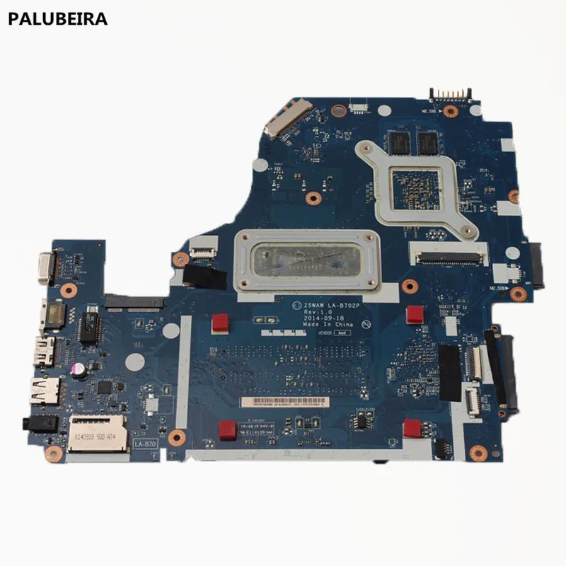 PALUBEIRA A5WAH LA-B702P для acer E5-572 NBMQ011001 Материнская плата ноутбука тест LA-B702P с видеокартой чип оригинальная материнская плата