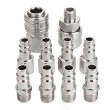10pcs Silver 1/4