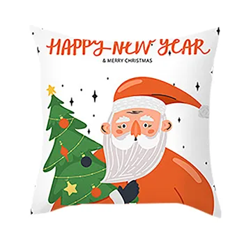 

Christmas Letter Pattern Sofa Bed Home Decor Pillow Cover Case Seat Car Home Decor Throw Pillowcase Christmas Decoration