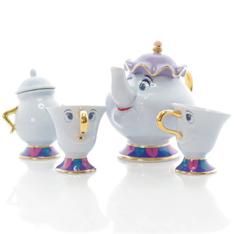 Дисней Красавица зверь мультфильм чашка для воды набор кофе чай молоко керамический комплект кастрюль офис коллекция чайник фестиваль друг подарки - Цвет: 8