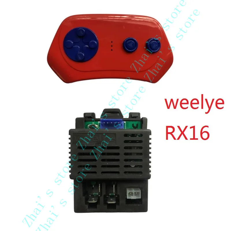 

Weelye RX16 6V Receiver Children Electric Car Receiver Baby Stroller Electric Vehicle Toy Accessories 2.4G Bluetooth Transmitt