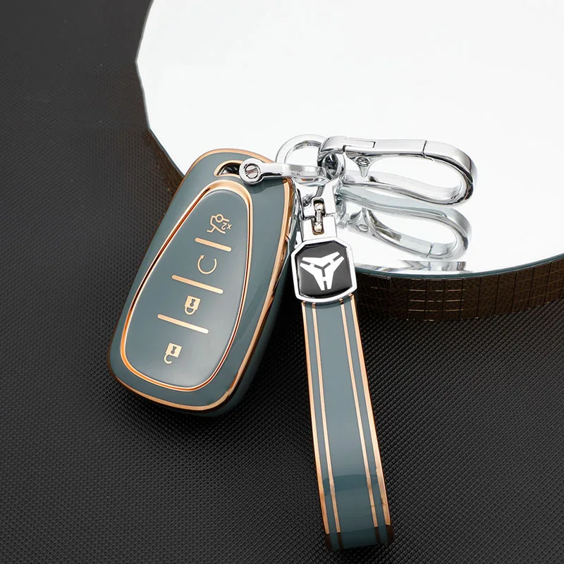 Copertura di protezione della custodia chiave dell'automobile in TPU per Chevrolet New Malibu XL Equinox supporto per Auto Shell Car-Styling accessori Auto coperture chiave - H3753e807c4664a62b46bec0a860bf931q