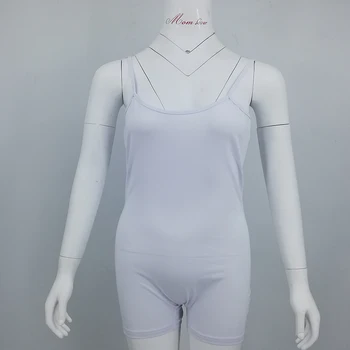 

Summer 2020 Solid Color Harness Jumpsuit Ladies Pajamas Sexy Ladies Short Jumpsuit Pajamas Ins Style Ladies Lingerie Femme Sexy