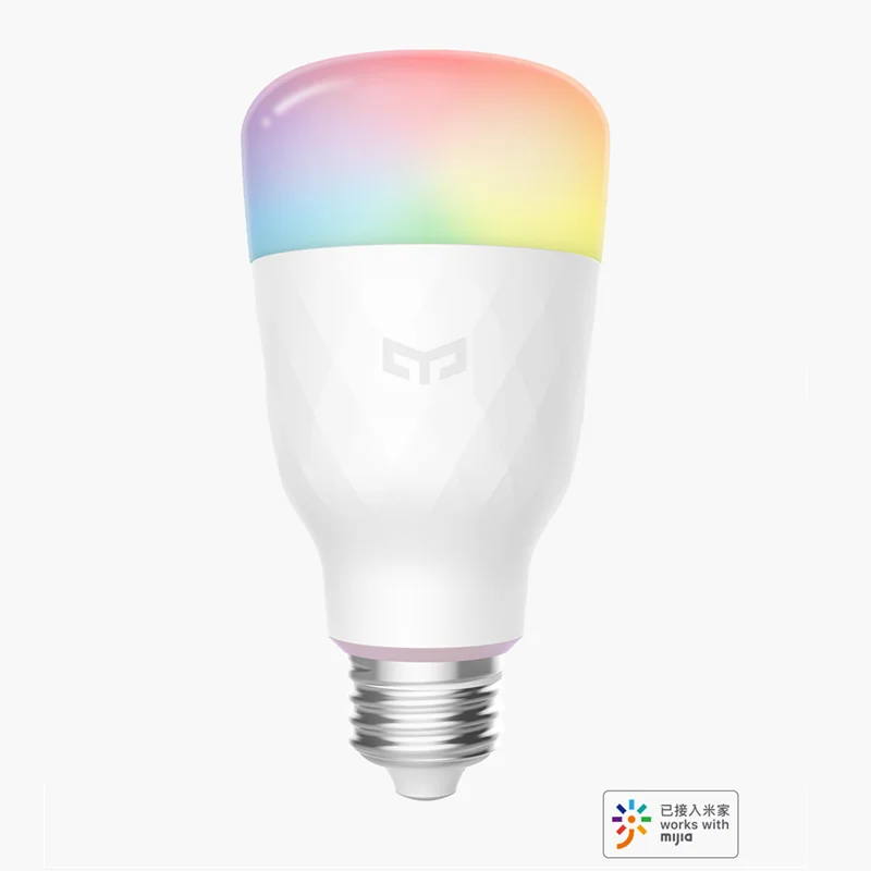 Обновленный Xiao mi Yee светильник RGB светодиодный смарт-лампа 1s RGB/белый E27 10 Вт 800 люмен mi умный WiFi Светильник лампы телефон дистанционное управление