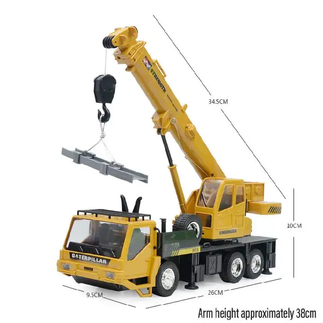 Rc Hoist Crane Model Engineering Car Toys For Children Birthday Xmas Good Gift Brinquedos Remote Control Freight Elevator 6