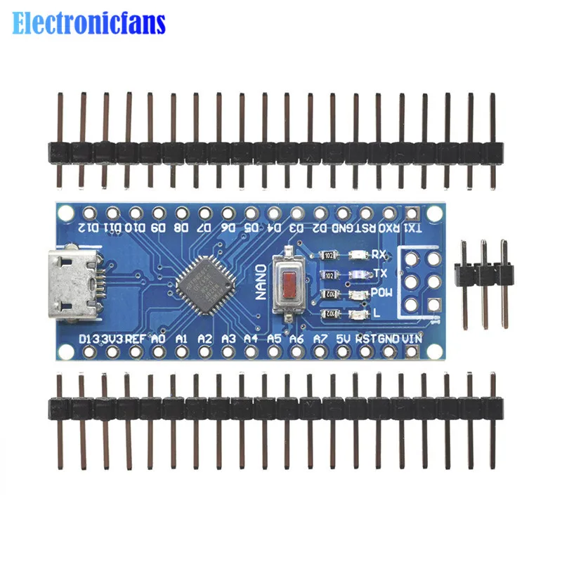 Diymore Micro USB CH340 Nano V3.0 ATMEGA328P-MU ATMEGA328 адаптер микроконтроллер модуль макетная плата для Arduino diy kit