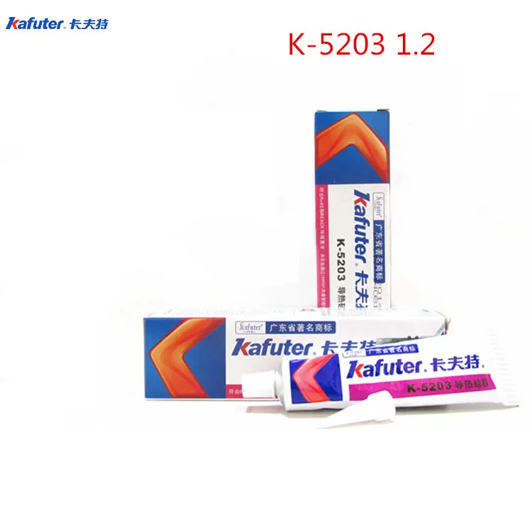 Новинка 2 шт. 80 г Kafuter K-5203 радиатора Процессор Термальность Проводная силиконовая