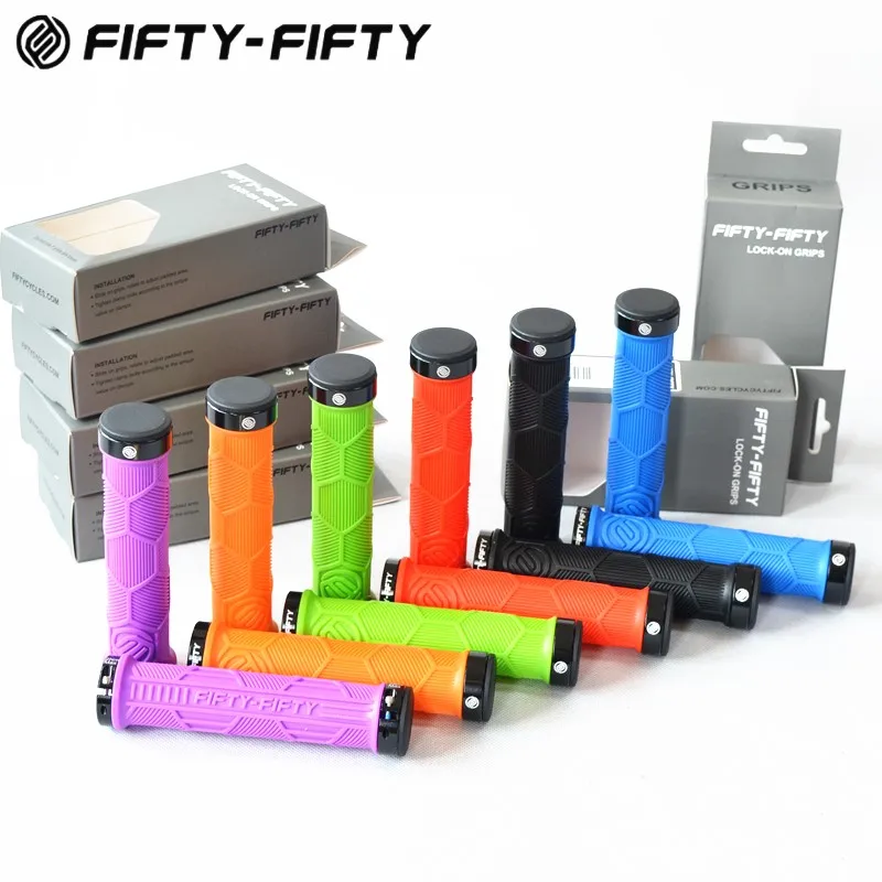 Велосипедные ручки BMX FIFTY с двойным замком велосипедные для горных и дорожных