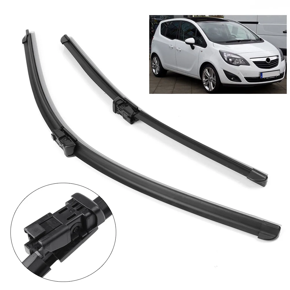 2pcs Car Front Window Windscreen Wiper Blades For Opel Meriva B 2010
