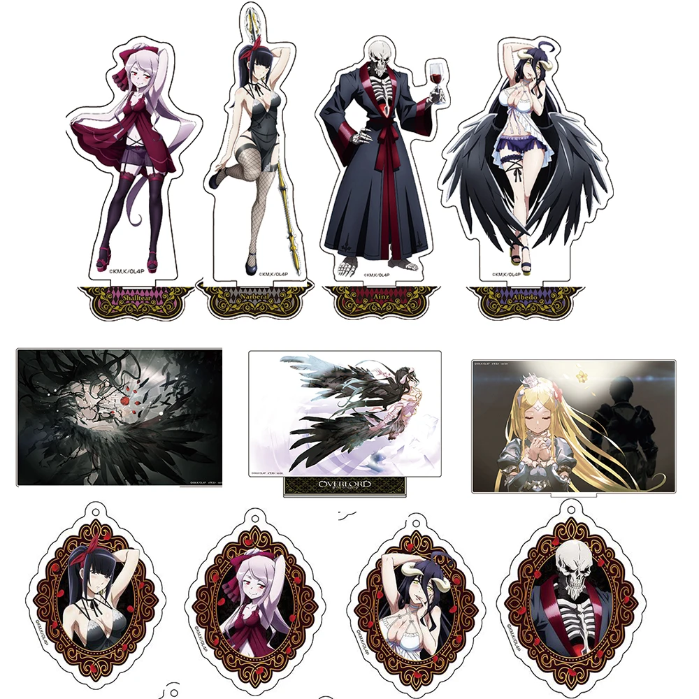 Anime Overlord Ainz Ooal Gown Albedo Shalltear Bloodfallen Acrylic Stand  Model Figure Keychain Pendant Bags Charm Desk Toys Gift - Cosplay Costumes  - AliExpress