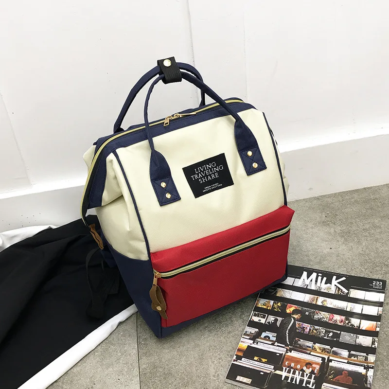

Diaper Bag Women's Fashion Multi-functional Mommy Bag Feeding Bottle Backpack Large-Volume Aiaper Backpack