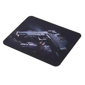 

Mouse Pad Gun Pattern Anti-Slip Laptop Computer PC Mice gaming Pad Mat Mousepad For Optical Laser Mouse hot sale