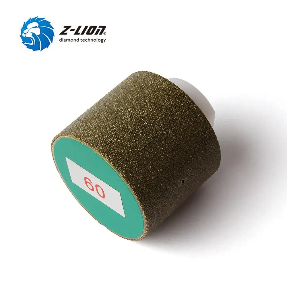 

Z-LION 2" 1 PC Diamond Polishing Drum Wheels M14 5/8-11 Thread Electroplated Grinding Tool For Granite Marble Concrete Sanding